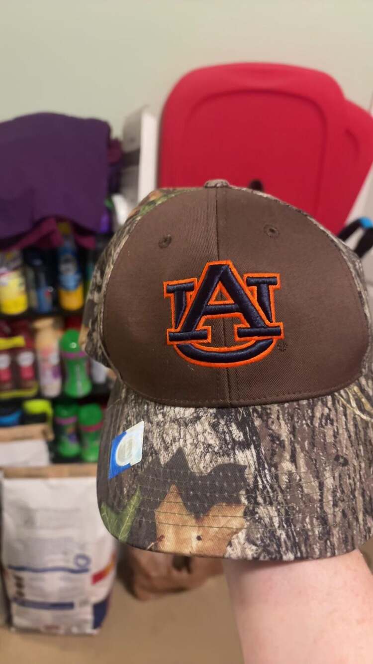 Auburn Tigers NCAA Mossy Oak Camouflage Two-Tone Hat